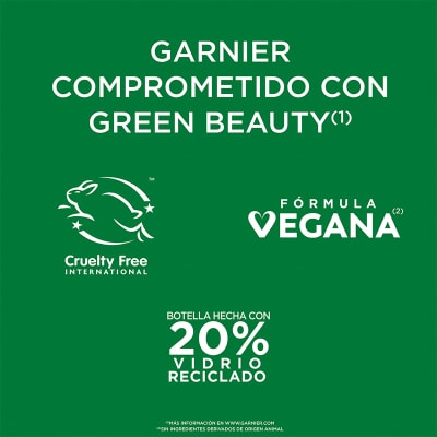 Garnier comprometido con green beauty Express Aclara Antiimperfecciones Crema Hidratante Matificante en Gel